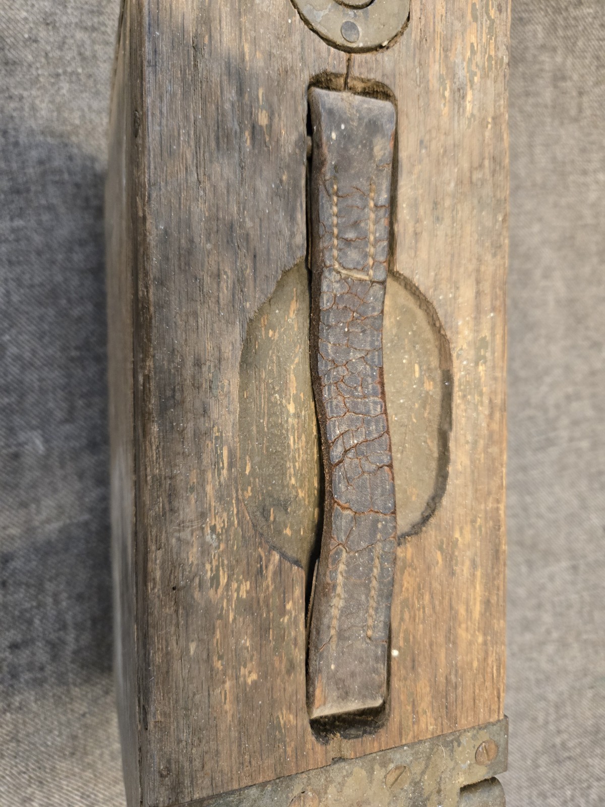 WW1 US ALL ORIGINAL WOODEN AMMUNITION BOX AS USED WITH THE M1917 BROWNING MG