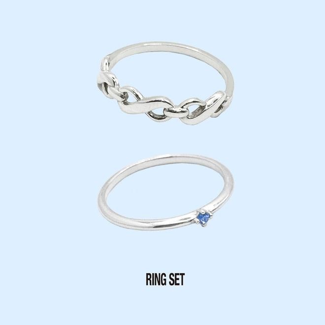 [ATEEZ] 7th ANNIVERSARY POP-UP '8ROOM' ATINY Ring (2 Rings + 1 Chain)