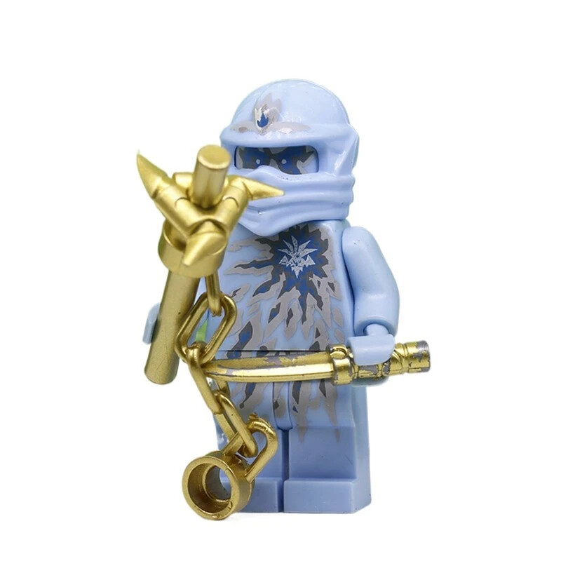 MOC Lego Minifig Figurine: Ninjago 5Pcs NRG Jay Lloyd Cole Zane Kai