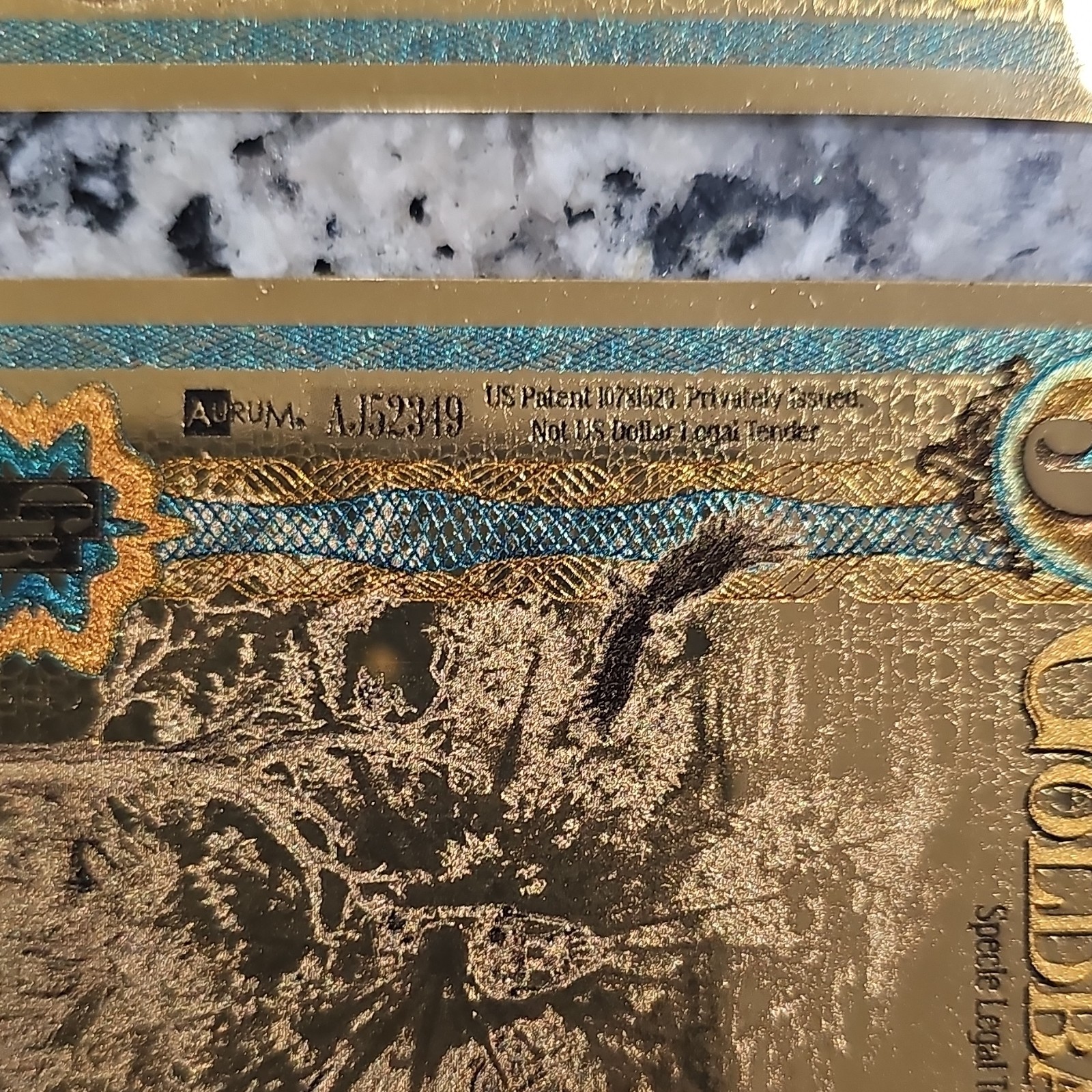 Goldback 2 Five Bar 2022 1/200 oz Each 24K Gold 0.999 Fine Total 1/100 oz