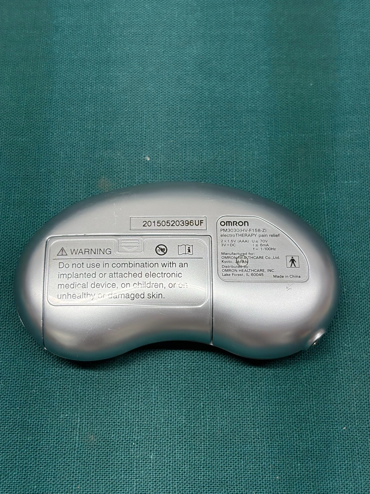 Pair of Omron PM3030 ElectroTherapy Pain Relief TENS Unit HV-F158-Z –Tested (5M)