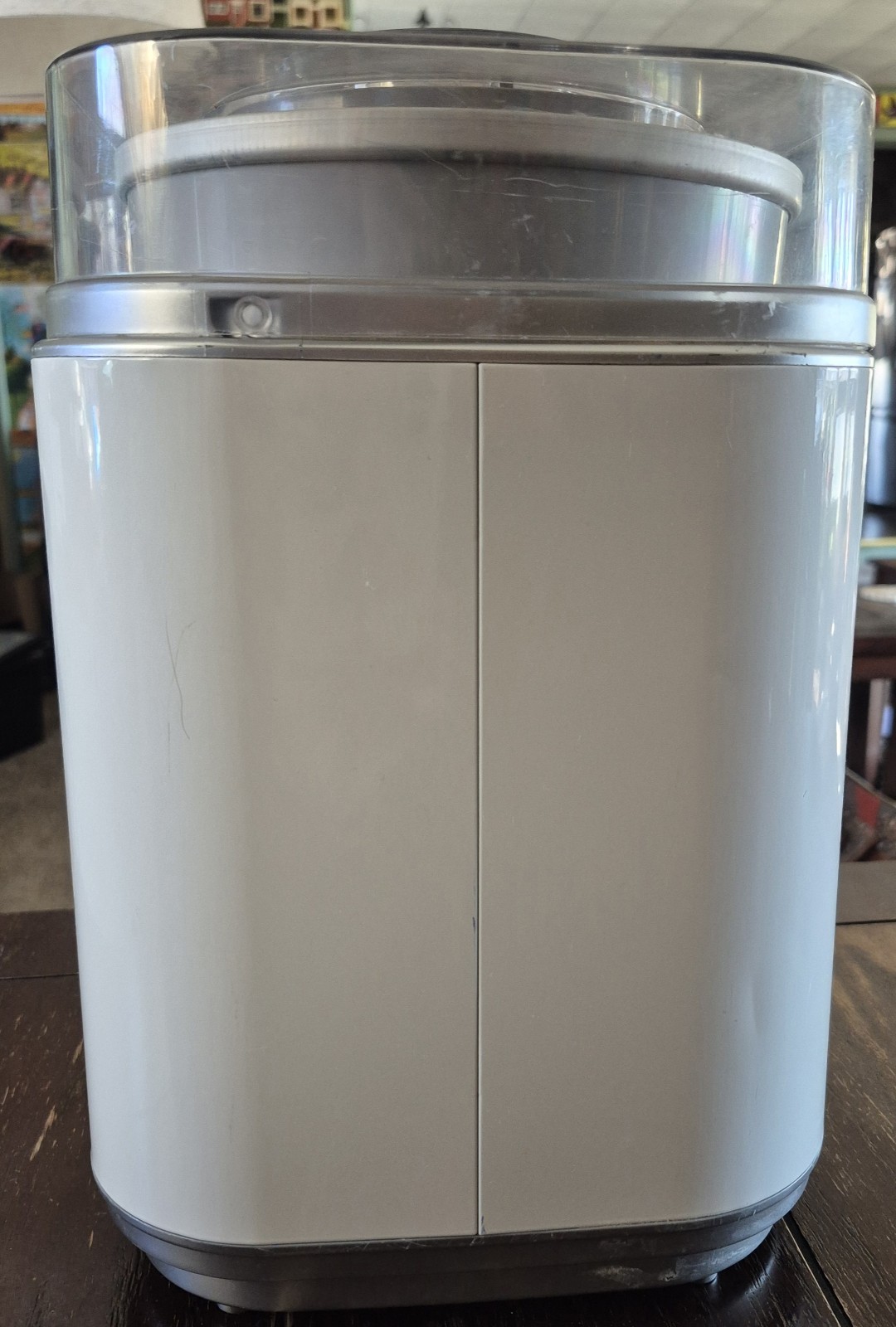 Cuisinart ICE-60w Silver White Gelateria Gourmet Electric Ice Cream Maker