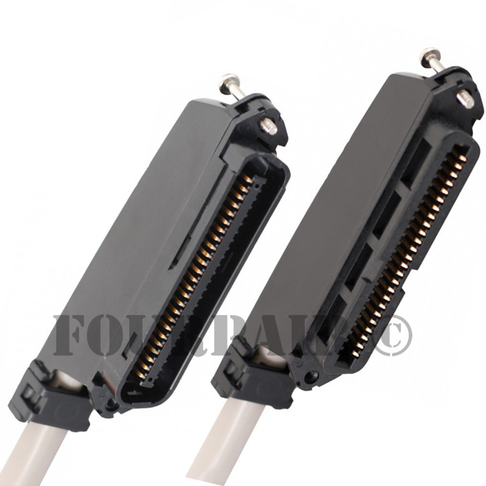 25 Pair Telco Amphenol CAT3 Trunk Cable 50-Pin Male to Female PBX AMP - 5ft 6ft