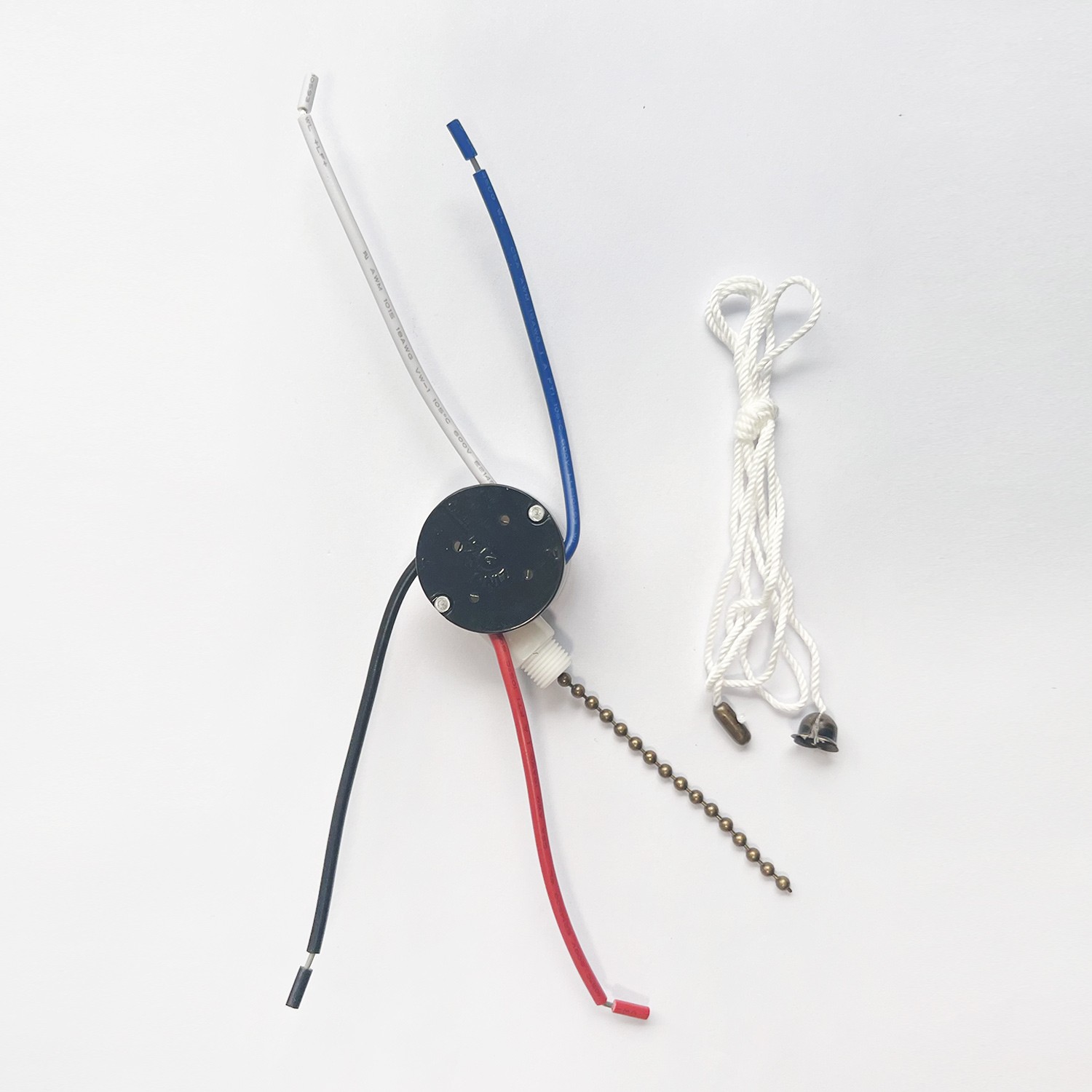 Zing Ear ZE-208S 3Speed 4Wire Ceiling Fan Pull Chain Switch 6A 125VAC-Bronze USA