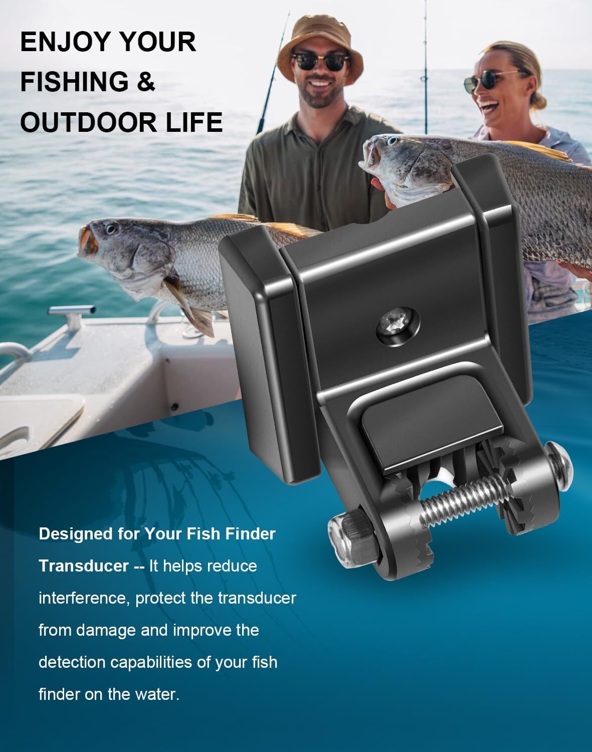 For Humminbird 740093-1 Transducer Mount MHX XNT Hardware Transom Mount Bracket-