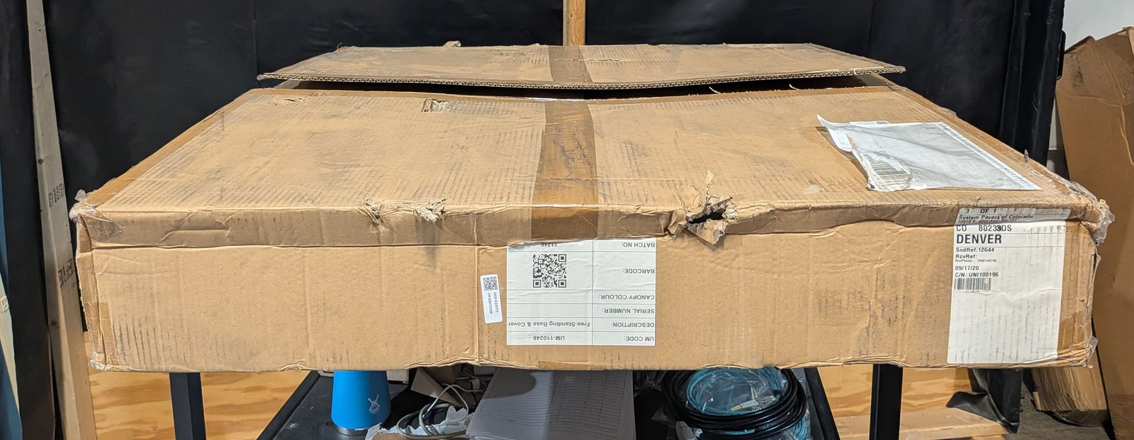 ShadowSpec UM-110248 Free-Standing Serenity/Unity Umbrella Base & Cover *READ*