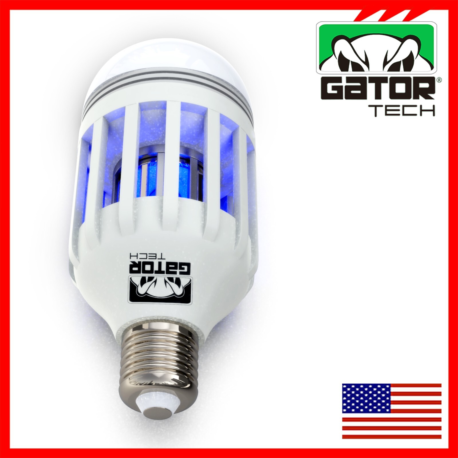 Insect Bug Mosquito Zapper Light Bulb Fly Trap Killer Indoor Outdoor UV Led Lamp