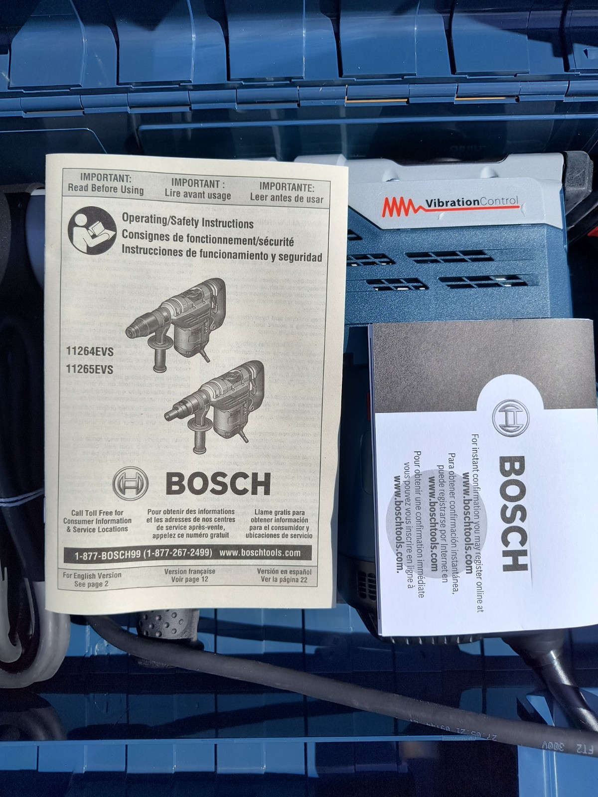 Bosch 11264EVS 13 Amp Corded 1-5/8 in SDS-Max Variable Speed Rotary Hammer Drill