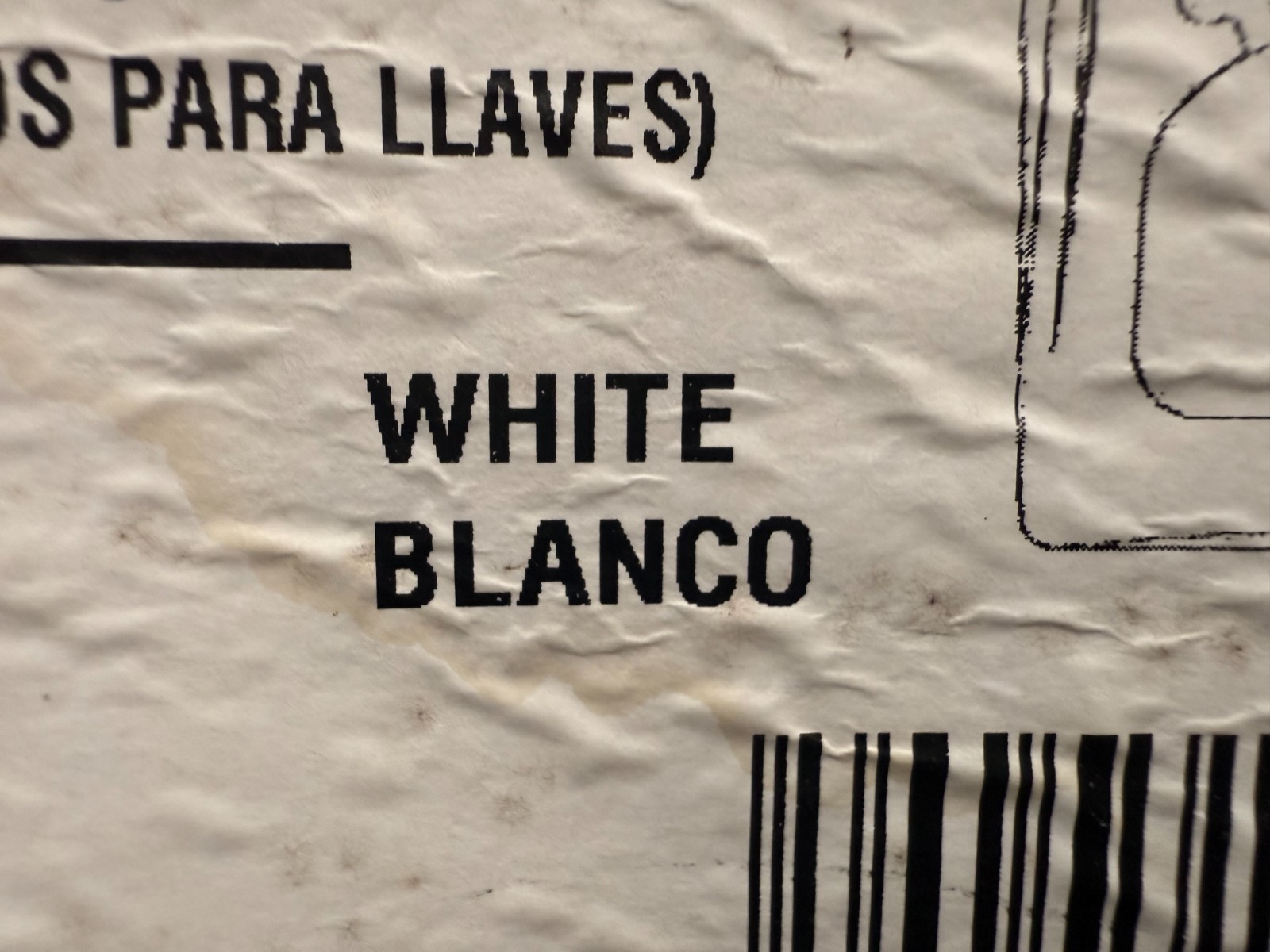 Cato White Caribe Jazmin 4" Faucet Centers Wall Mount Lavatory Sink 15035010100