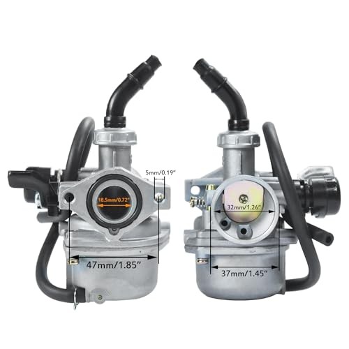 PZ19 Carburetor Carb Air Filter Throttle Handle Grips Cable for 50cc 70cc Black