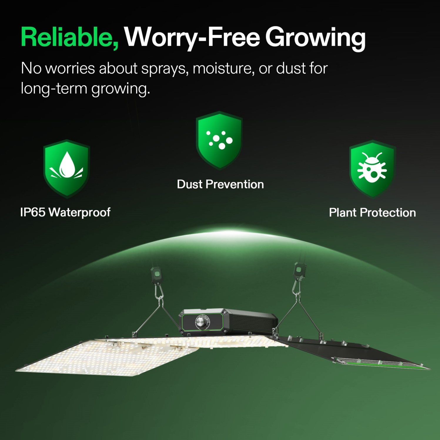 VIVOSUN 4x4ft Wifi Starter Grow Tent Kit 400W LED 6" Ventilation Kit A22 GrowHub