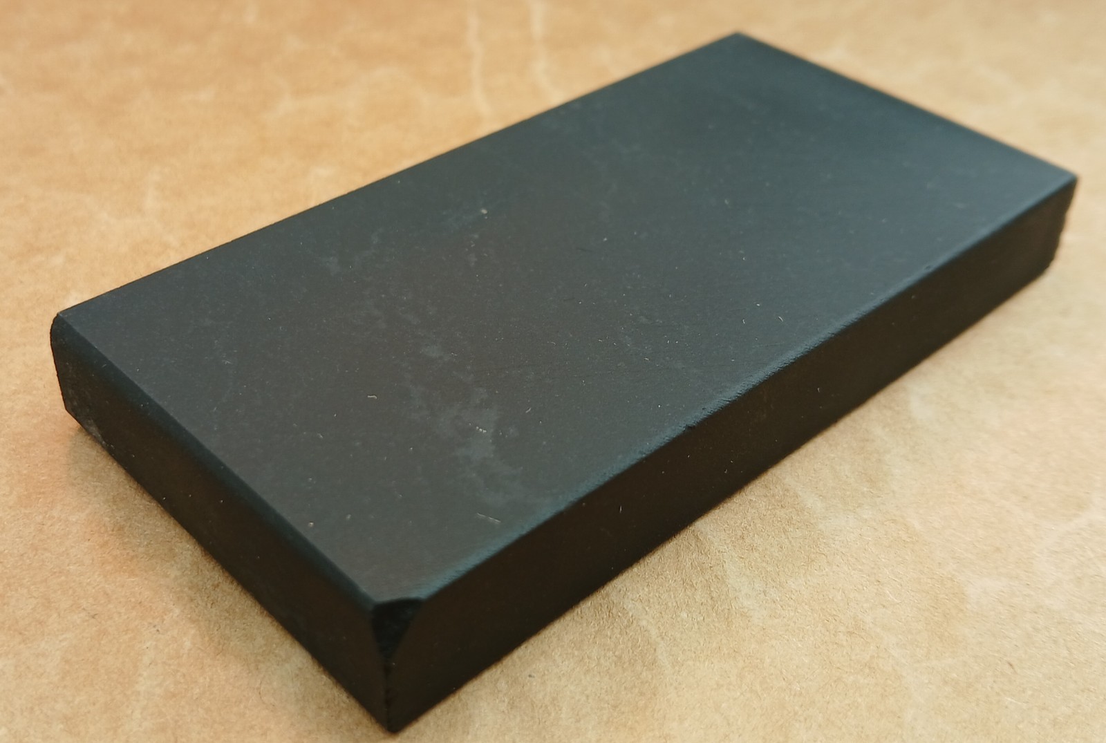4"x 2"x 1/2" Surgical Black Hard Arkansas Oilstone, Whetstone, Sharpening Stone