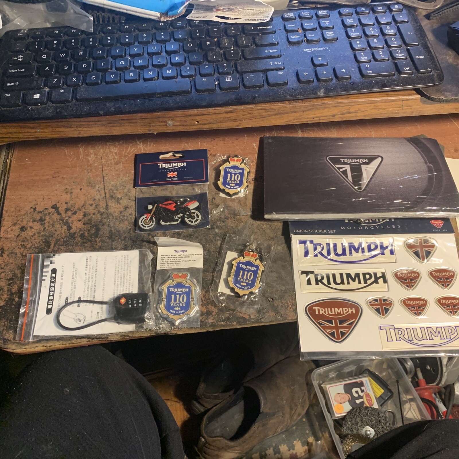 Triumph motorcycles 110 YEAR ANNIVERSARY OWNERS ACCESSORY KIT