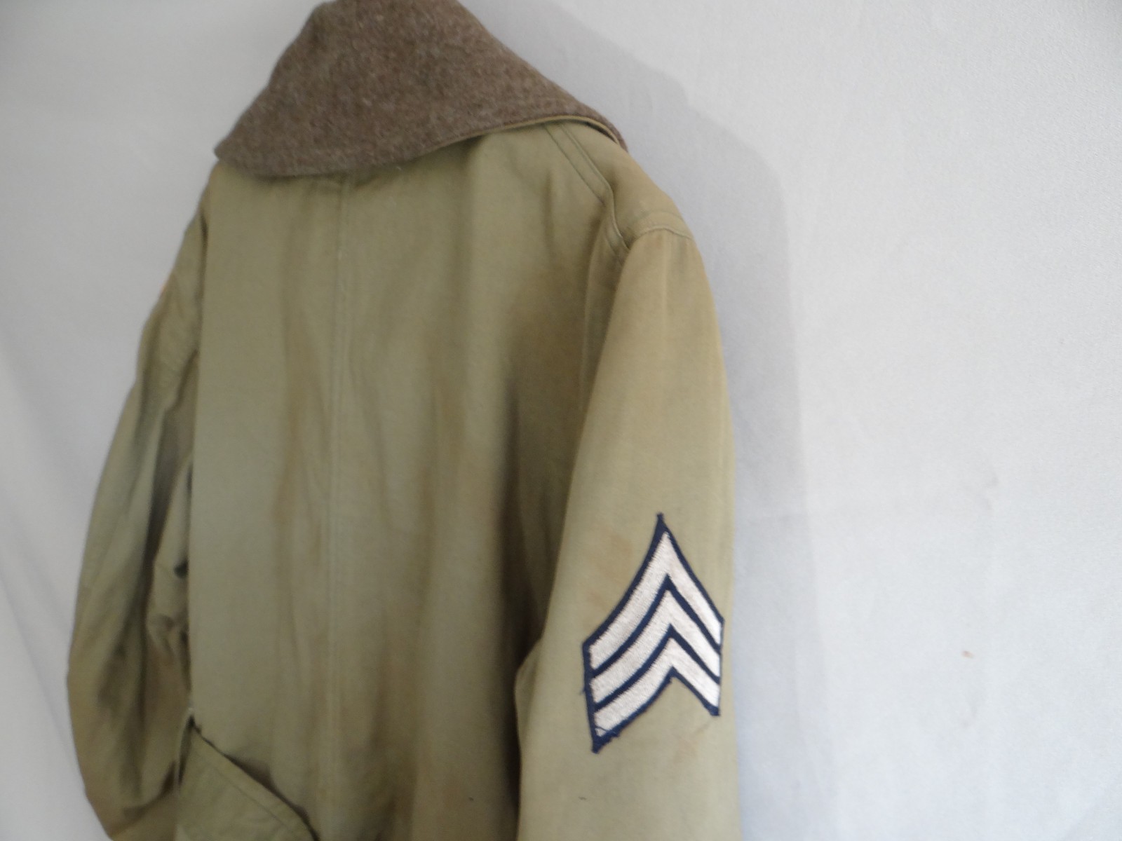 Original WWII 1941 US Army Tank Destroyer M-1938 MACKINAW Jacket Size 40