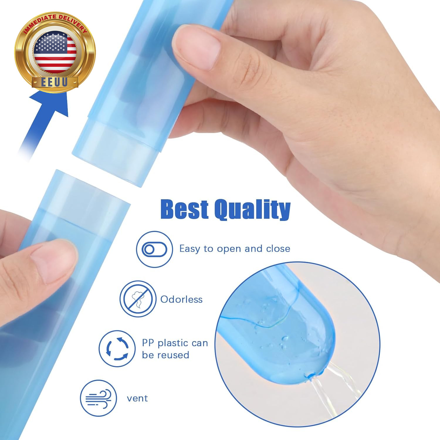 4 Pack Toothbrush Cases Travel Toothbrush Holder Portable Toothbrush Container P