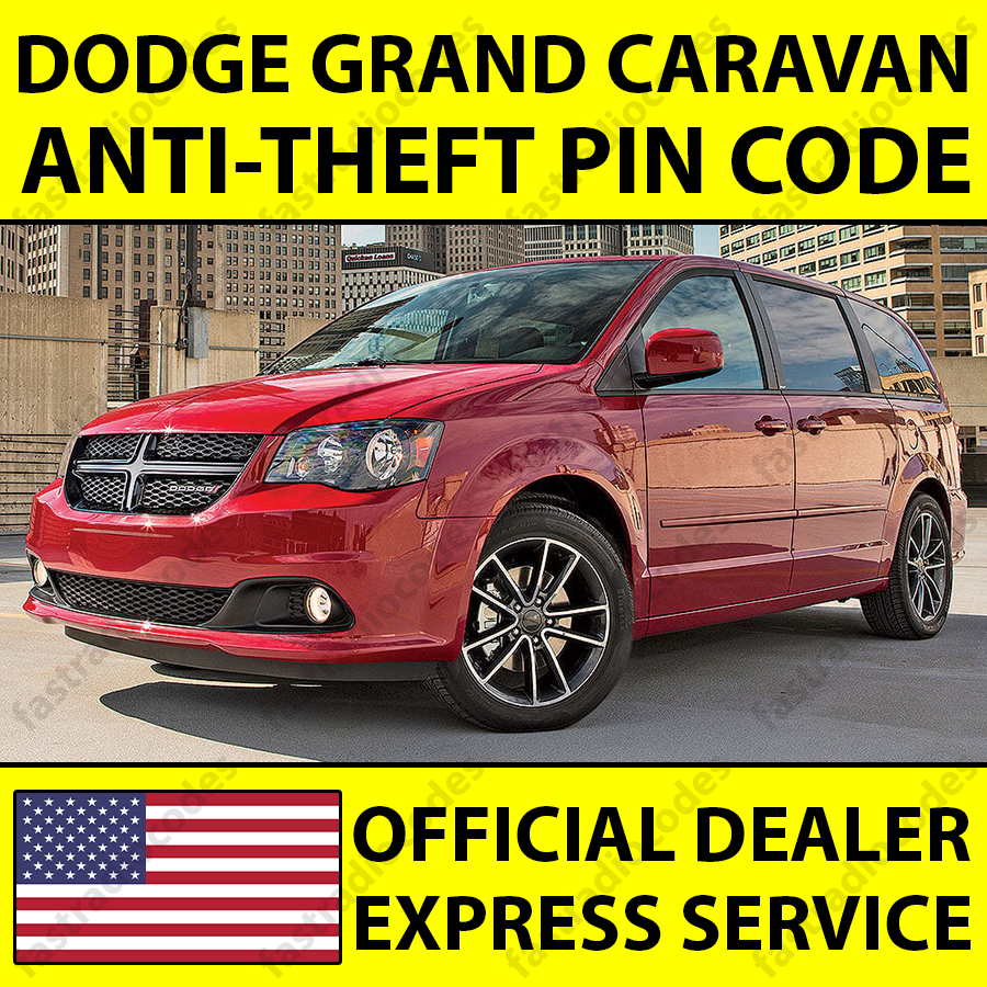 ✅DODGE GRAND CARAVAN CAR RADIO ANTI-THEFT UNLOCKING PIN CODE FOR ALL MODELS✅