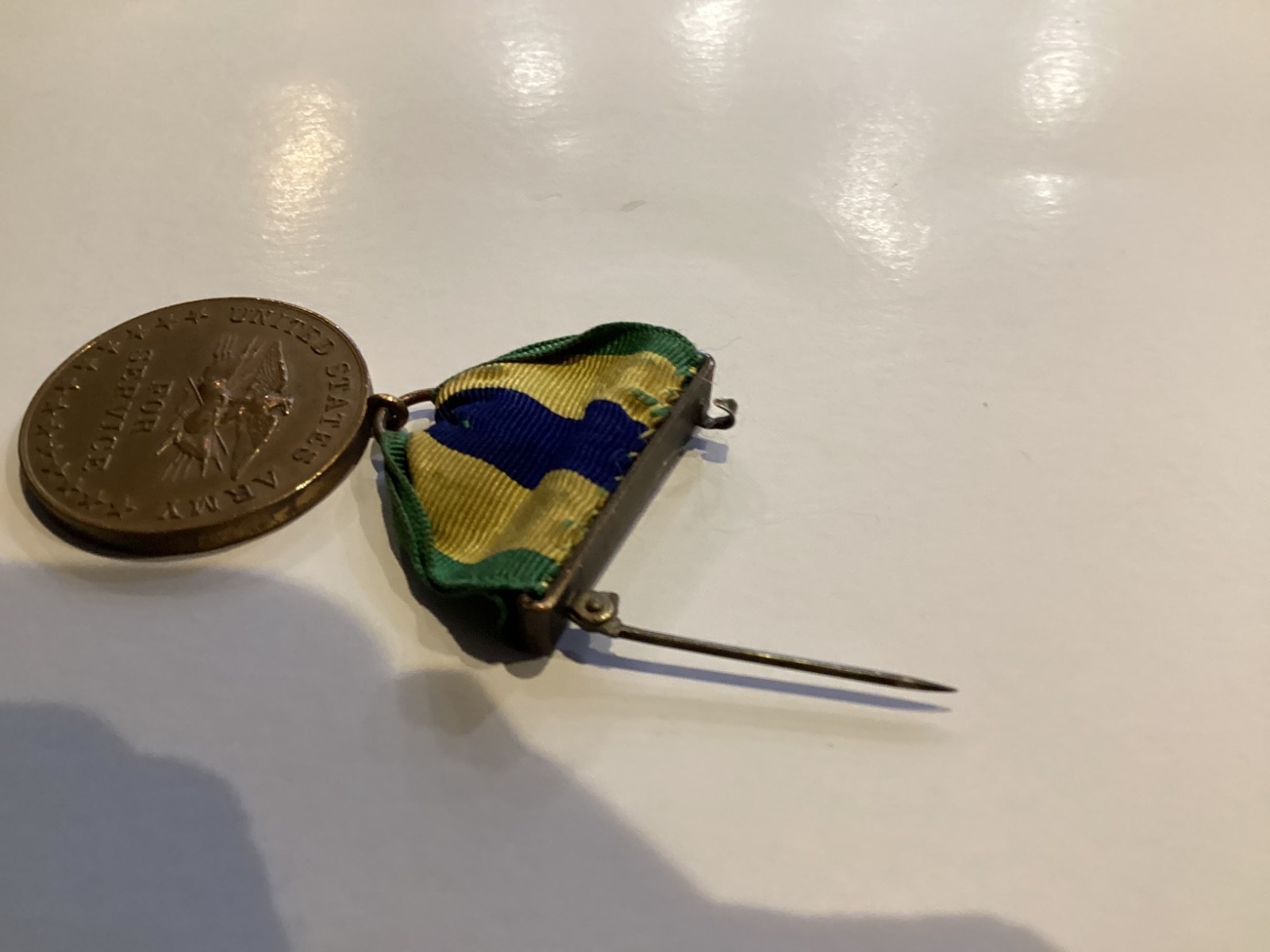 US ARMY MEXICAN SERVICE CAMPAIGN MEDAL NUMBERED 1911-1917 #1396