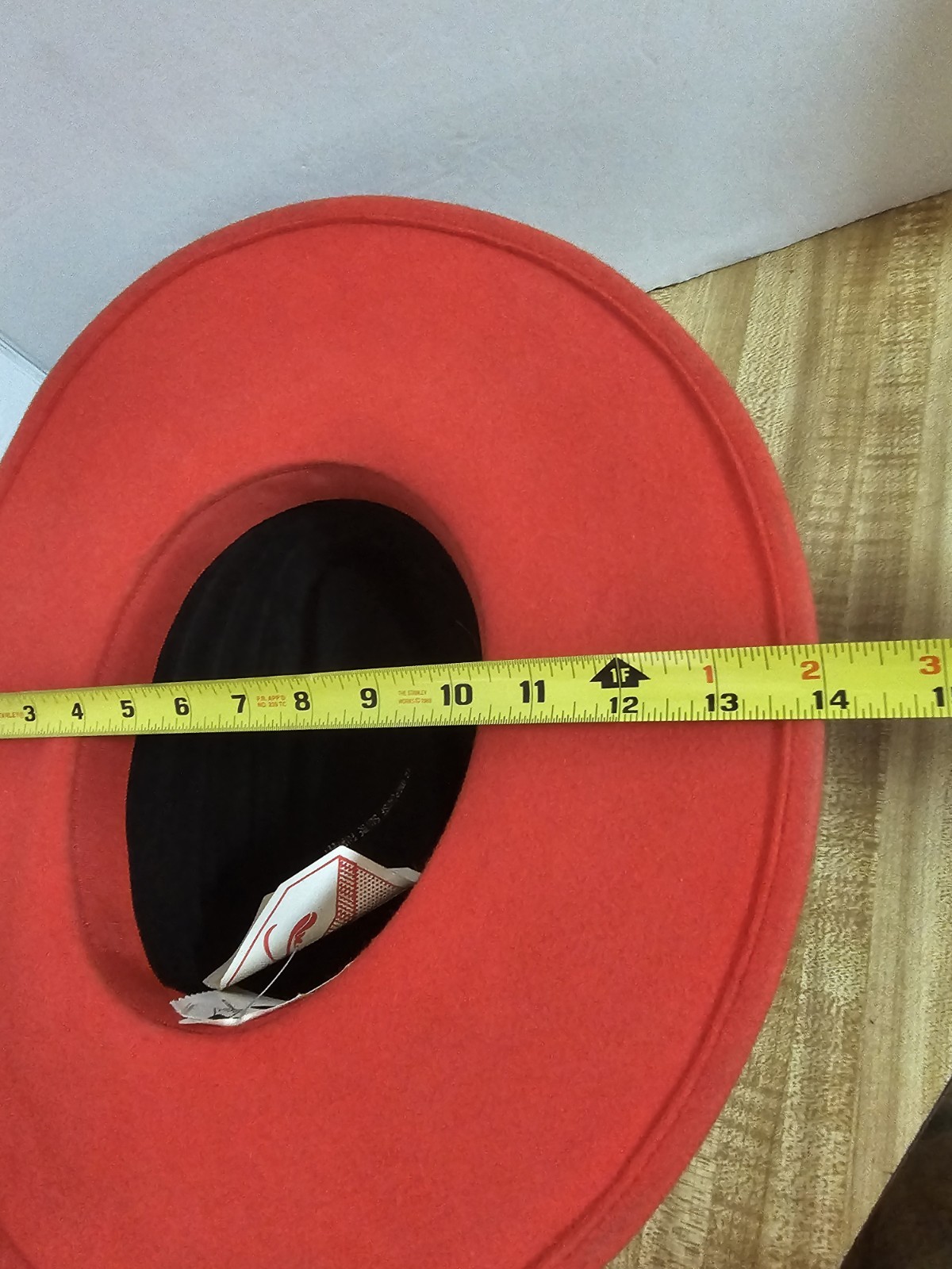 Vtg Chapeau Creations Ruth Kropveld Red Wool Hat NWT Beaded Red Hat Society Lady