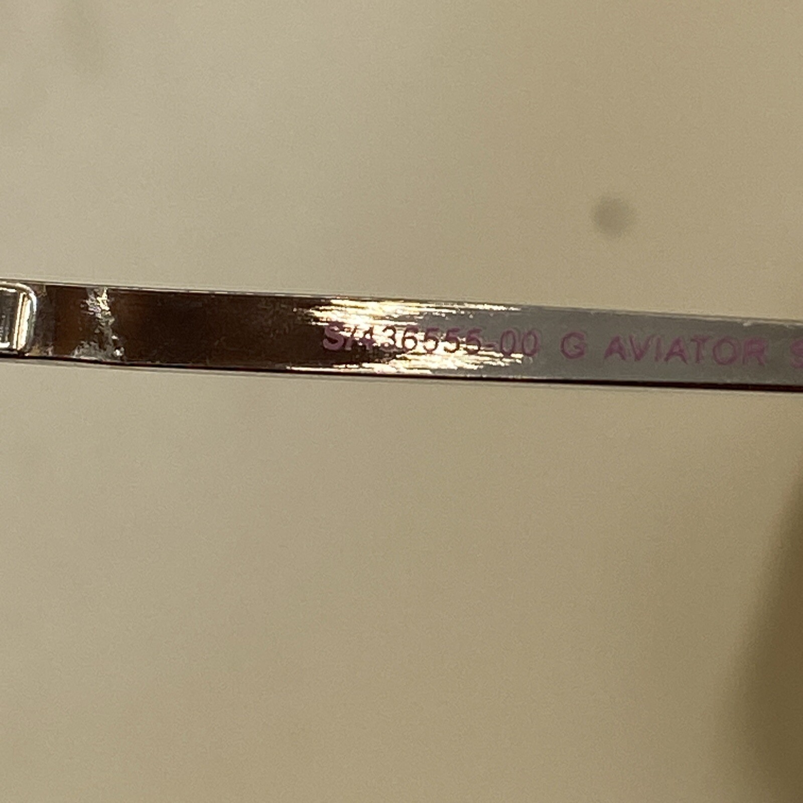 The Gap Rose Gold Aviator Sunglasses/ Pink Lenses / Used