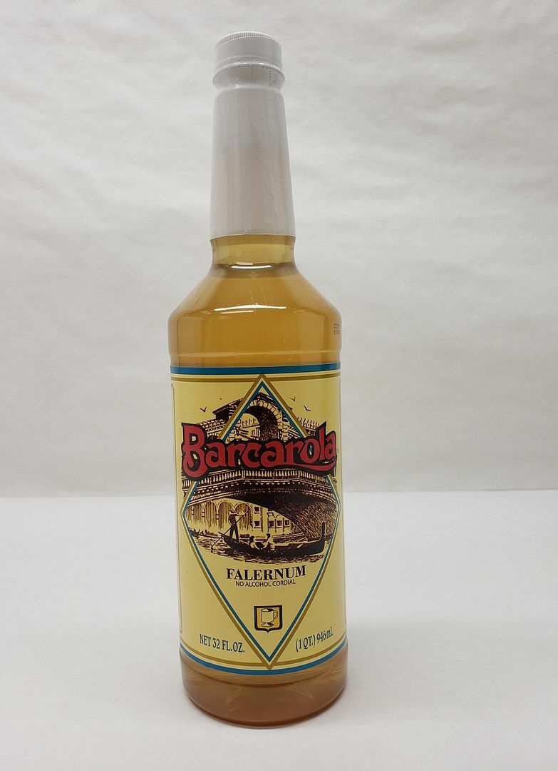Jonathn English FALERNUM SYRUP 32oz Bar, Tropical Cocktail & Tiki Drink Mixer