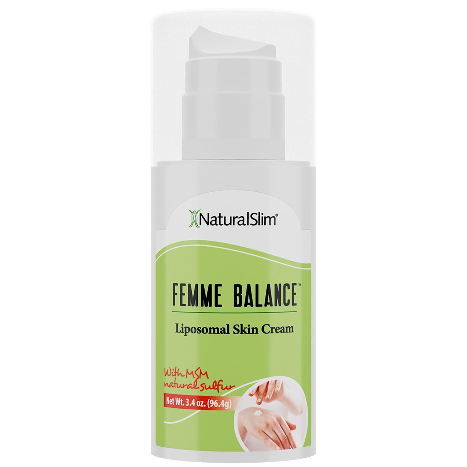 NaturalSlim Femme Balance - Progesterone Cream for Women, Liposomal Skin Cream