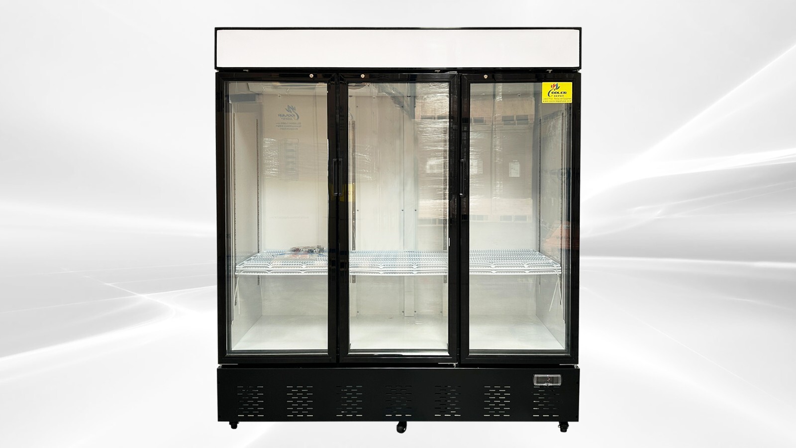 NEW 72" Commercial 3 Glass Door Merchandiser Refrigerator Display Cooler NSF ETL
