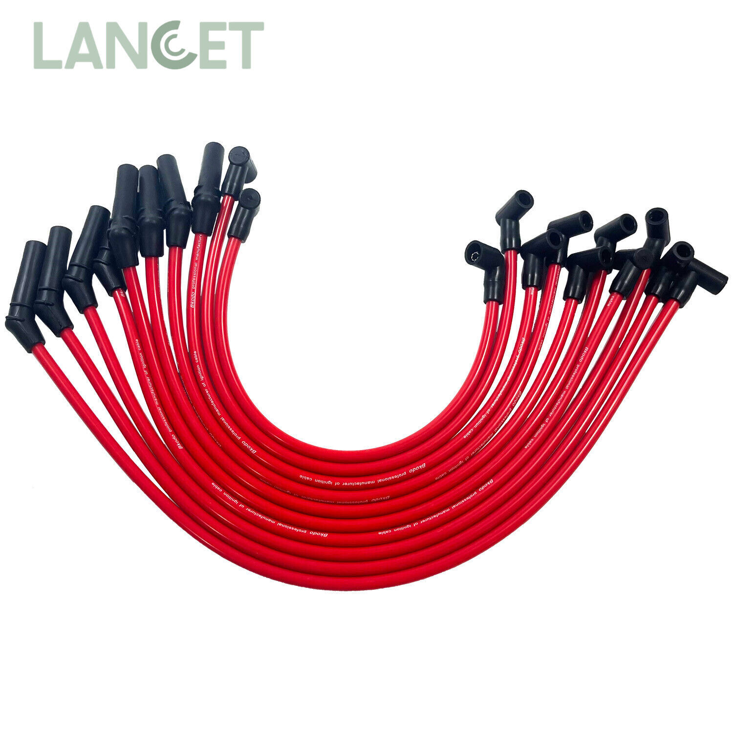 For Ford Racing 10.5mm Red Ignition Wire Set 5.8L 5.0L 351W 302 Spark Plug Wires