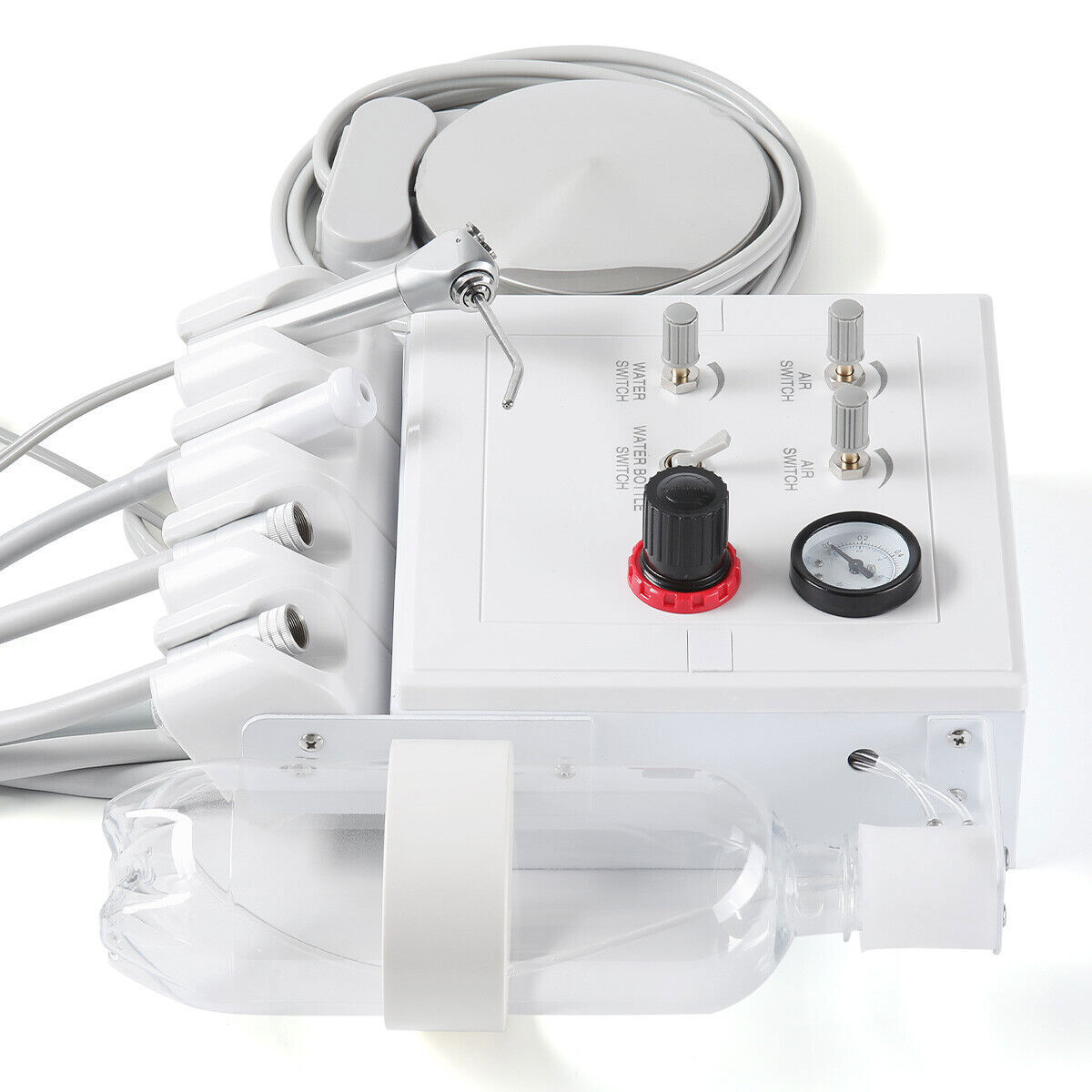 Portable Dental Turbine Unit with Weak Suction work with Compressor/Handpiece