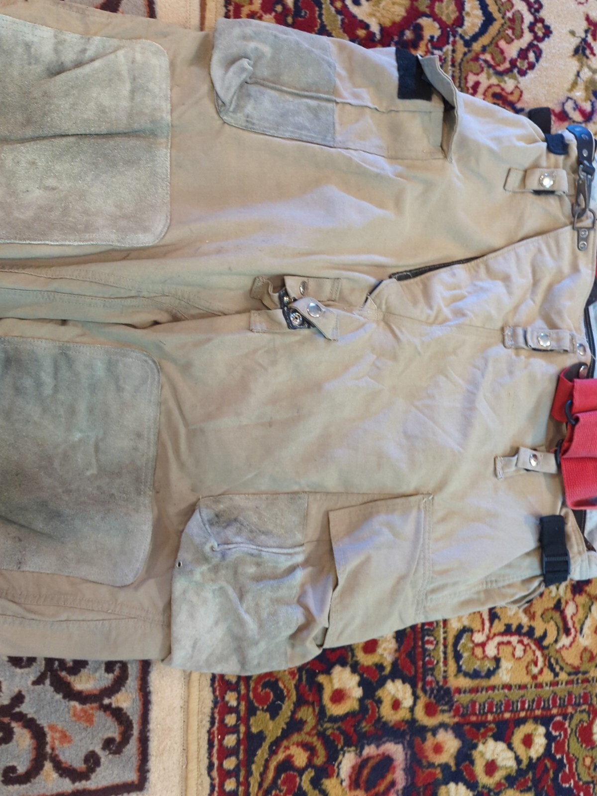 Retired Firefighter Gear Turnout Pants FIRE USED Size 46 X 30 See Pics