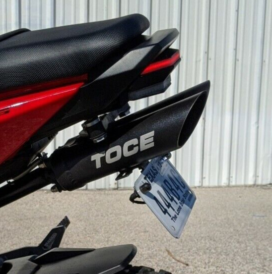 Lighted License Plate Bracket for TOCE Exhaust Honda CBR 600 CBR600RR ALL 03-25