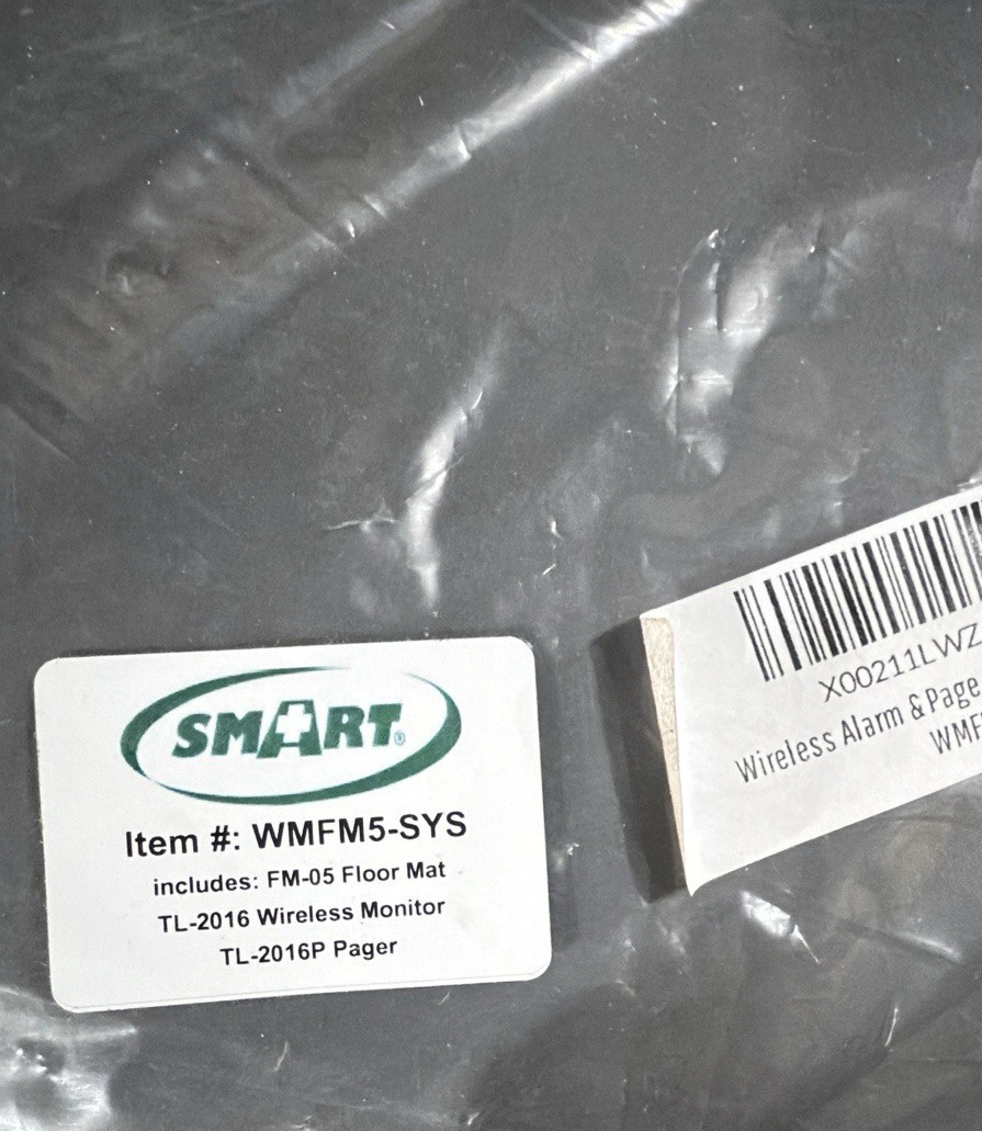 Wireless Alarm & Pager Weight Sensing Floor Mat Elderly Fall Prevention System