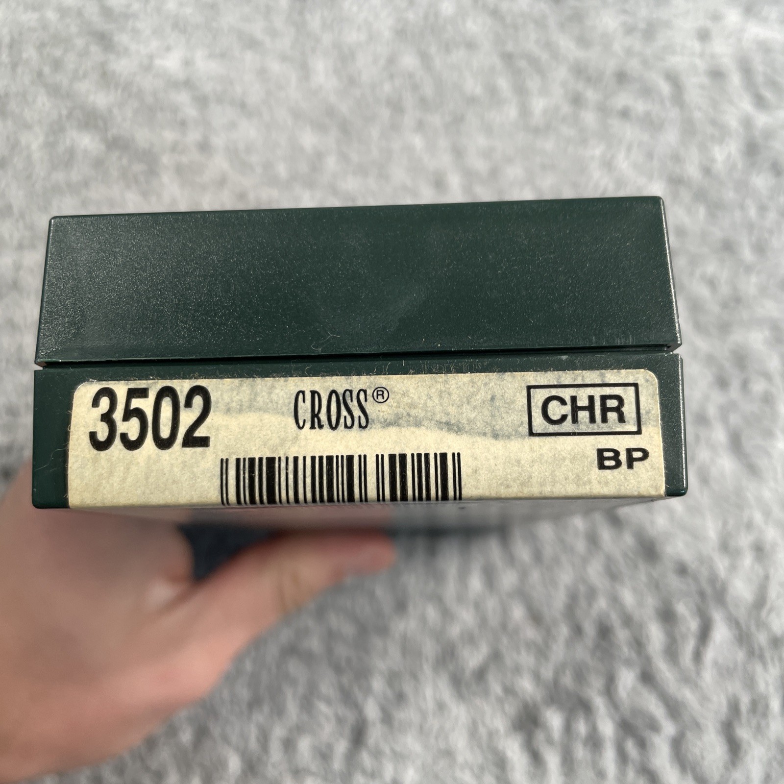 Vintage Cross Century 3502 Ballpoint Pen Chrome New Made In USA W/ Box & Manual