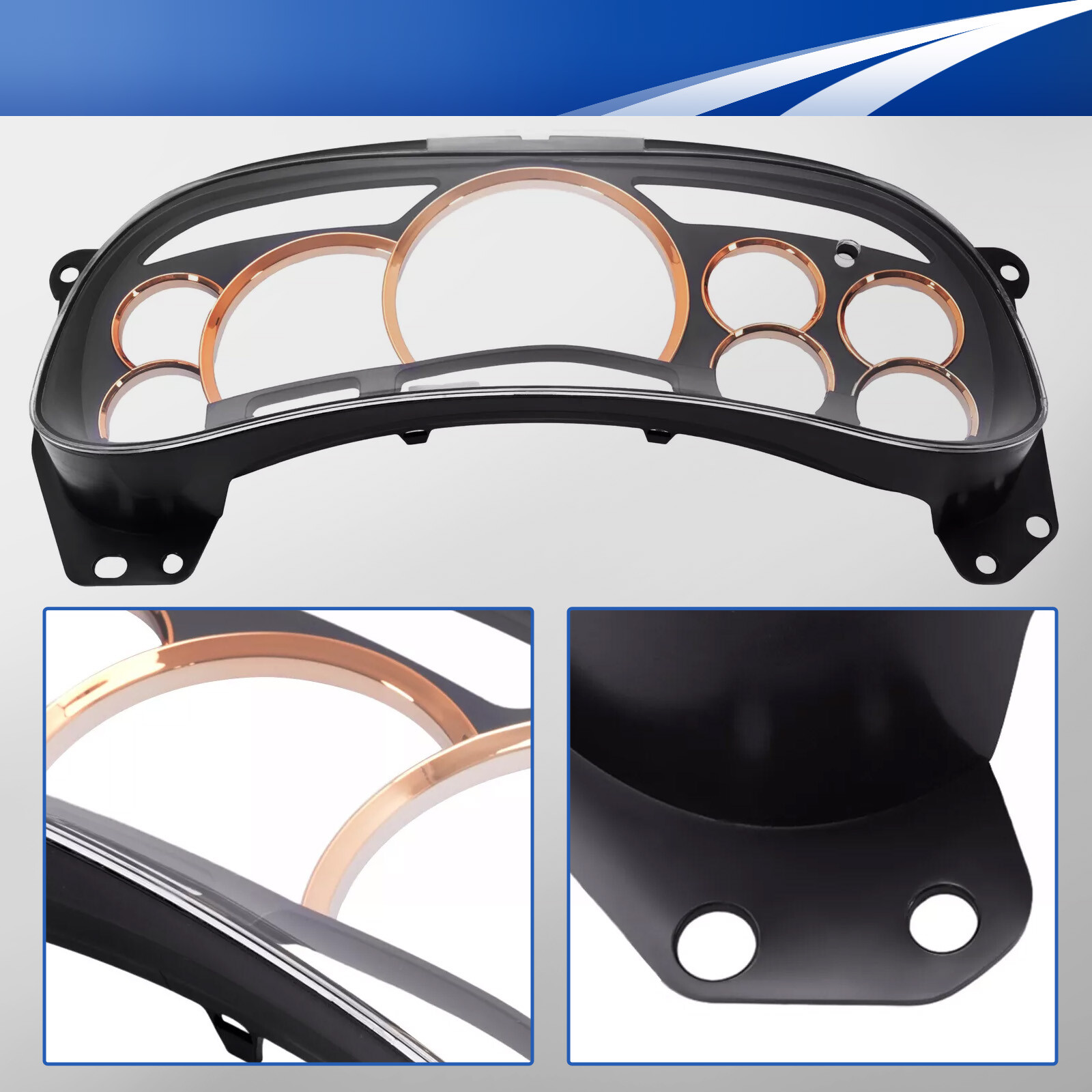 Chrome Instrument Cluster Lens Cover For Tahoe Suburban Sierra Silverado 03-2007