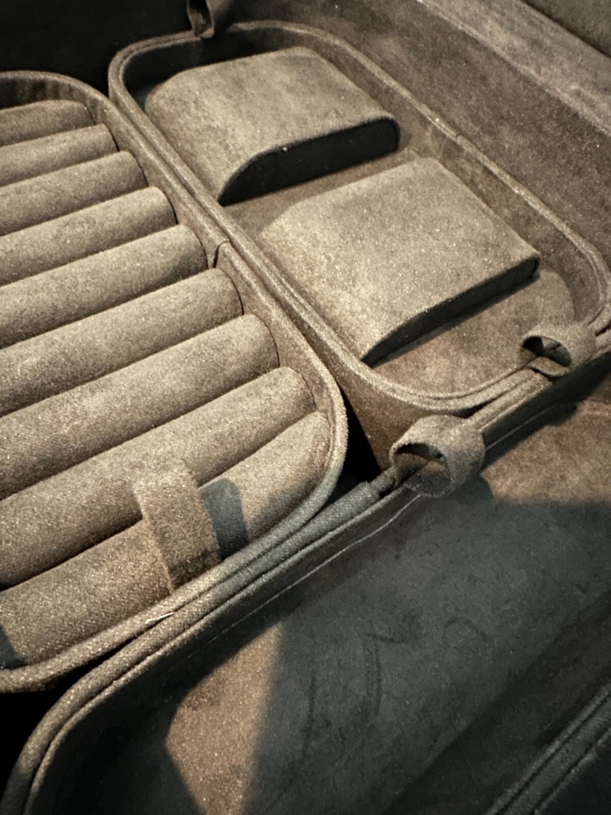 Harlembling Leather Travel Jewelry Box Case