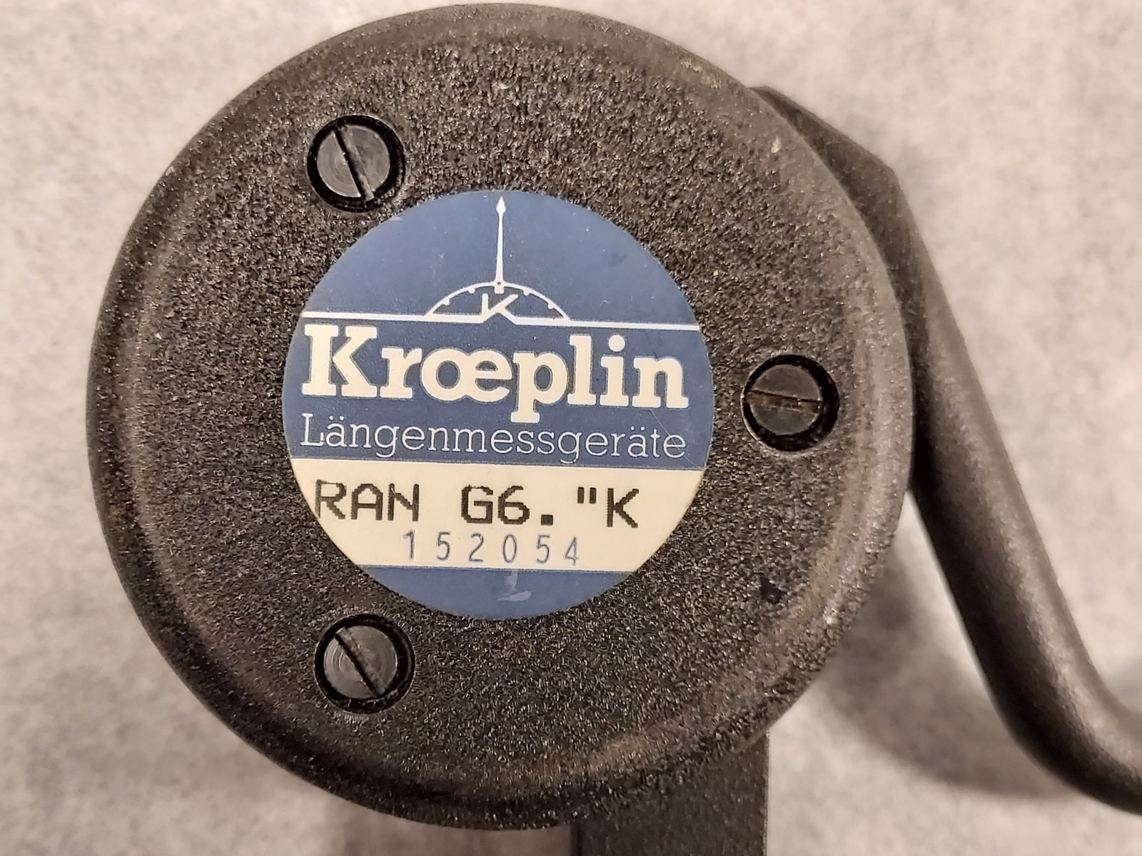 Paretest/Kroeplin Langenmesgerate Analog Caliper Gauge #RAN G6. "K