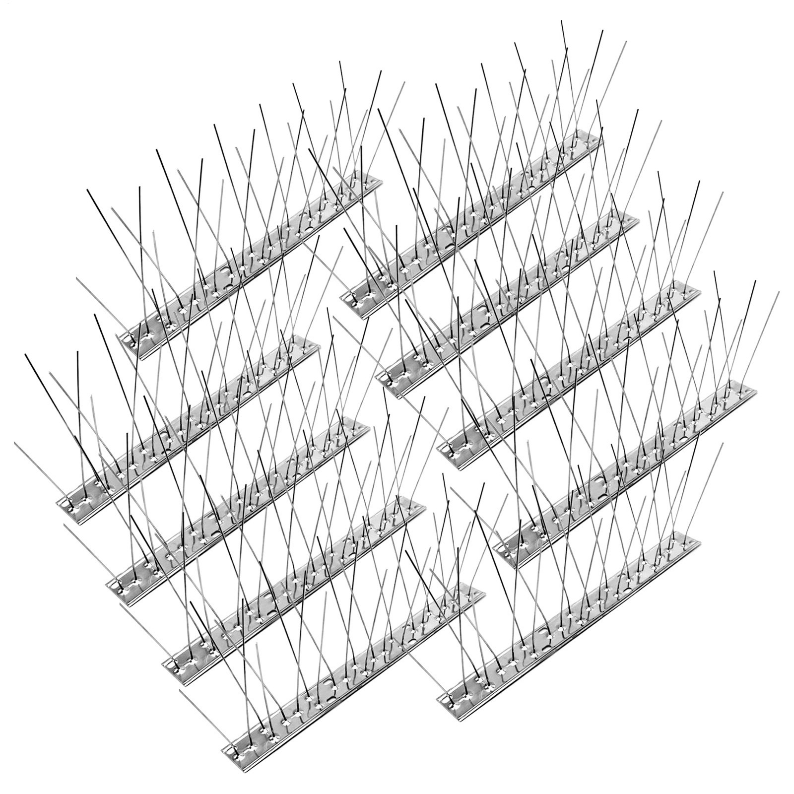 10x Bird Spikes, Bird Deterrent Spikes for Small Birds Pigeon Defender Spikes