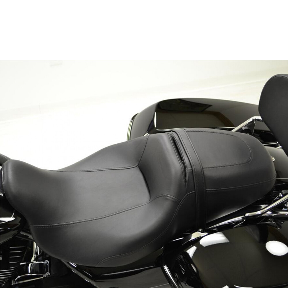 Low Profile Driver Passenger Seat Fits For Harley Road King Street Glide 2008-UP