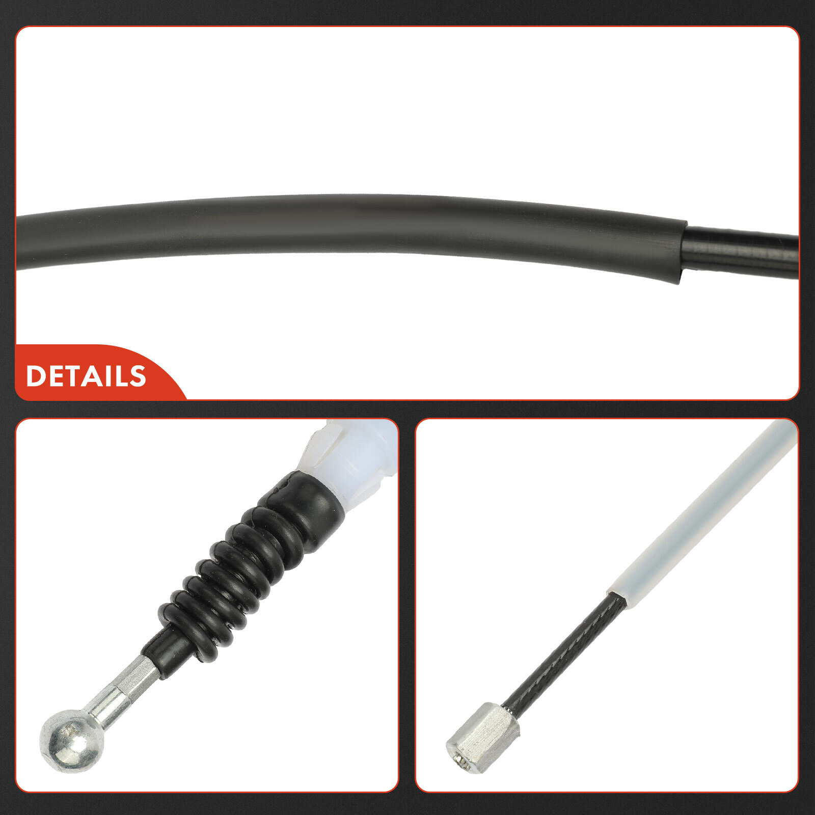 2pcs Rear LH & RH Parking Brake Cable for Audi A3 Quattro Volkswagen Golf Jetta