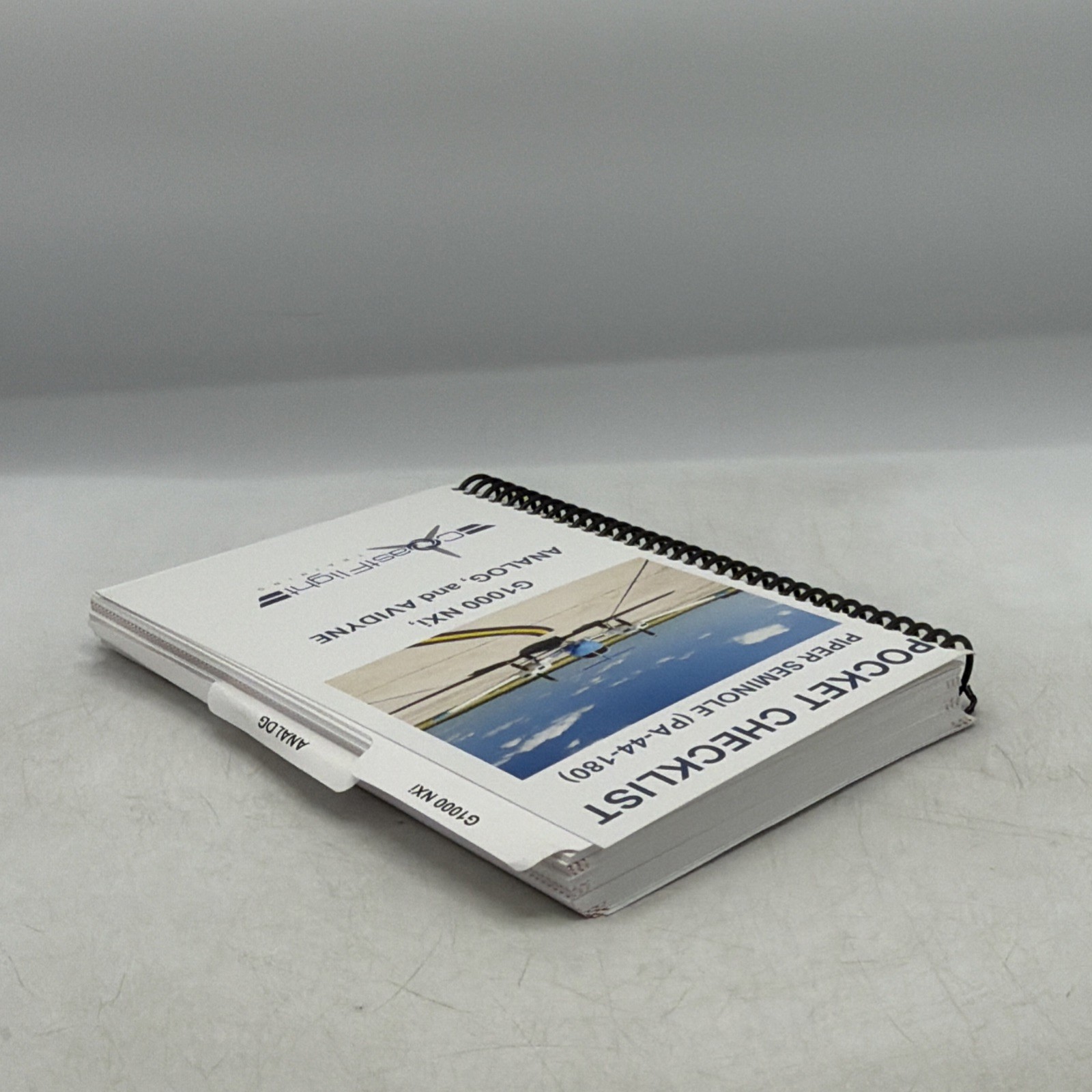 Piper Seminole PA-44-180 Pocket Checklist (Spiral)