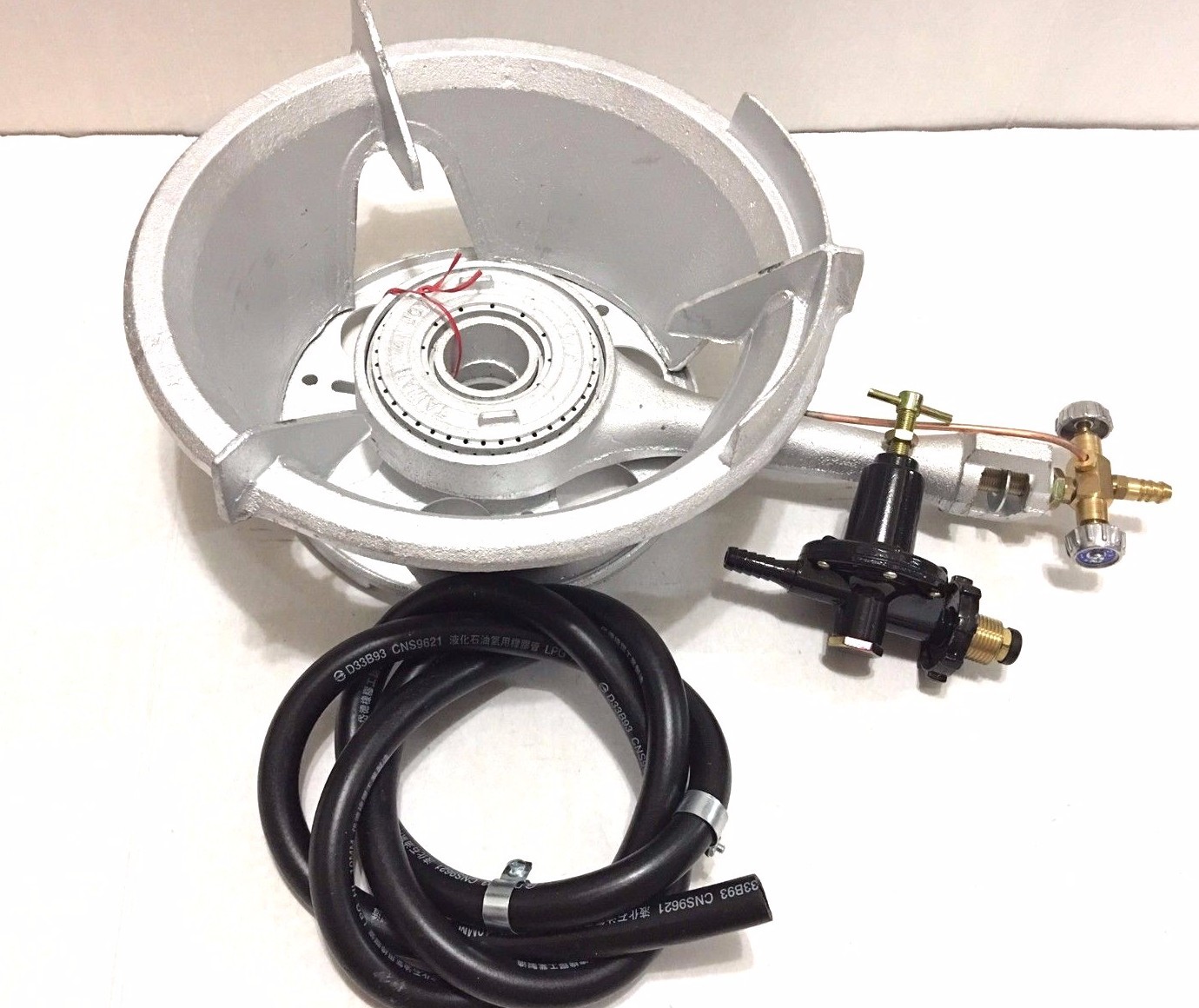 High Pressure Burner, Propane Gas, Manual, 12" Mouth Up to 119000 BTU/HR, B-0006