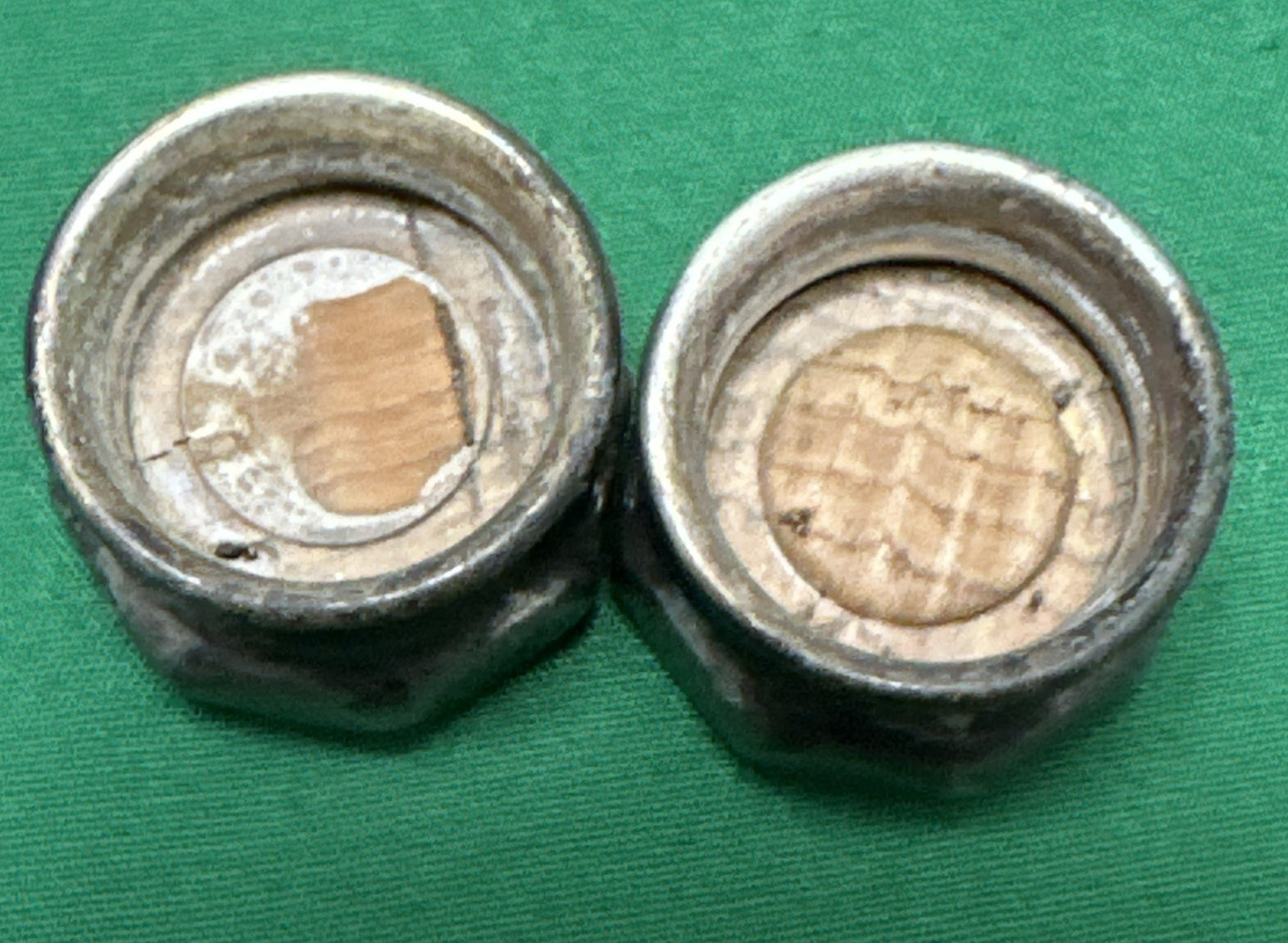 2-Pc Set Silverplated HALF CIRCLE FLASK SET Apollo EPBM 4961 Made in USA