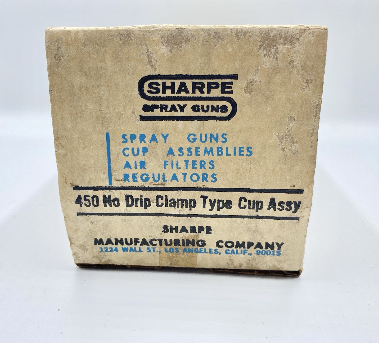 Binks Vintage Model 18 Paint Spray Gun With Sharpe 450 Canister Box/ Manuals