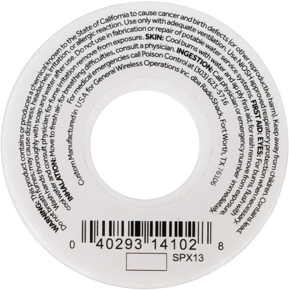 Standard rosin core solder is great for soldering electrical components, wiring