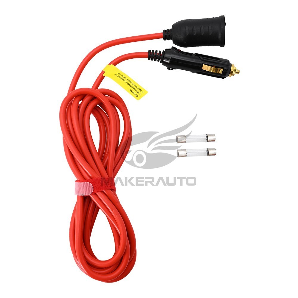 12ft 12V Car Cigarette Lighter Socket Extension Cable Cord Adapter NEW