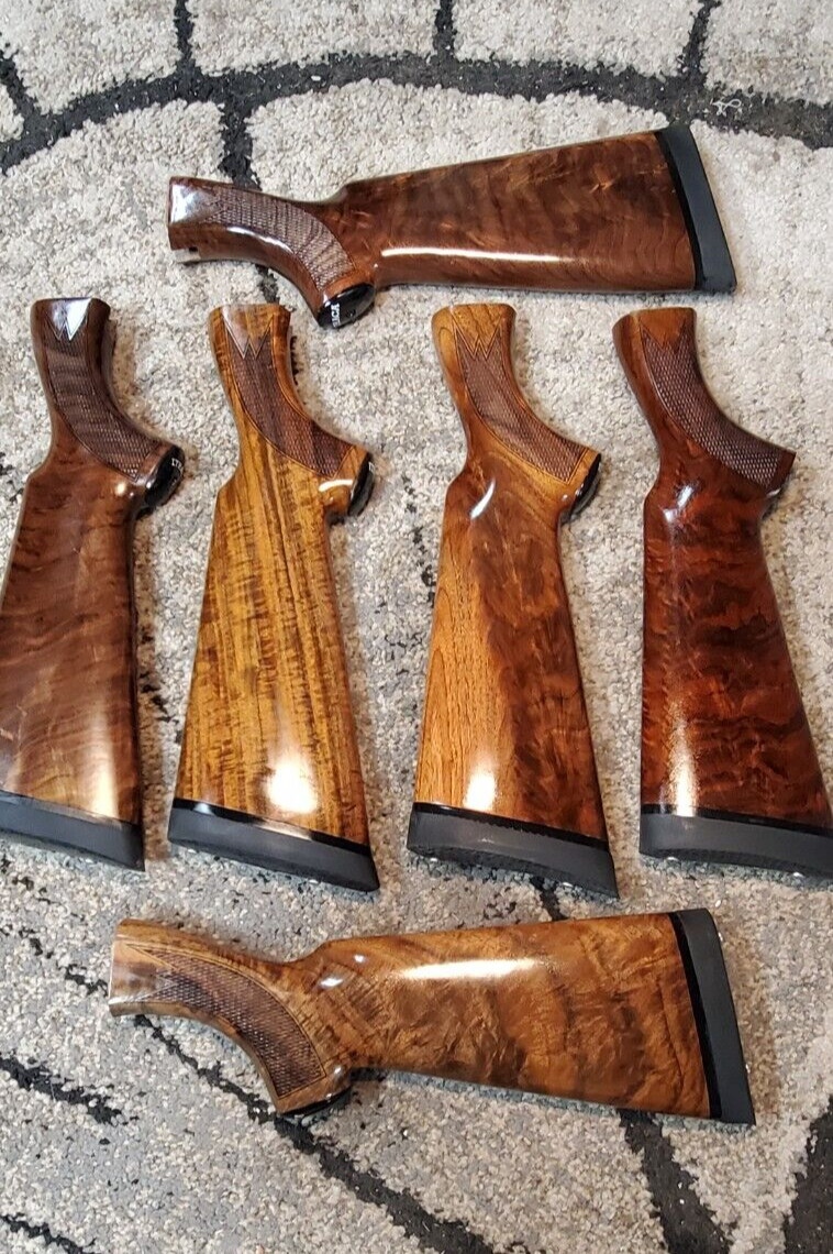 Ithaca model 37 stock/forend/cap/buttpad 20g pistol grip high grade READ BELOW