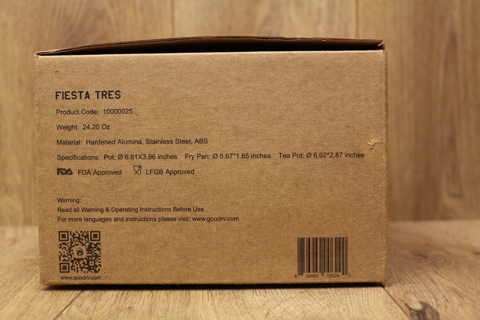 GOOD CAMP FIESTA TRES 11PC COMPACT CAMP COOKWARE SET