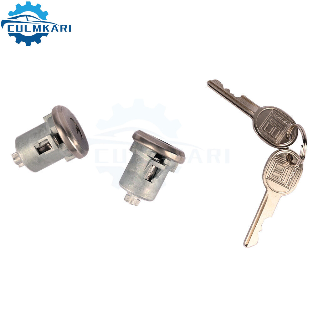 NEW Pair（2）Door Lock Cylinder Set For Chevy Chevrolet GMC Truck SUV Oldsmobile