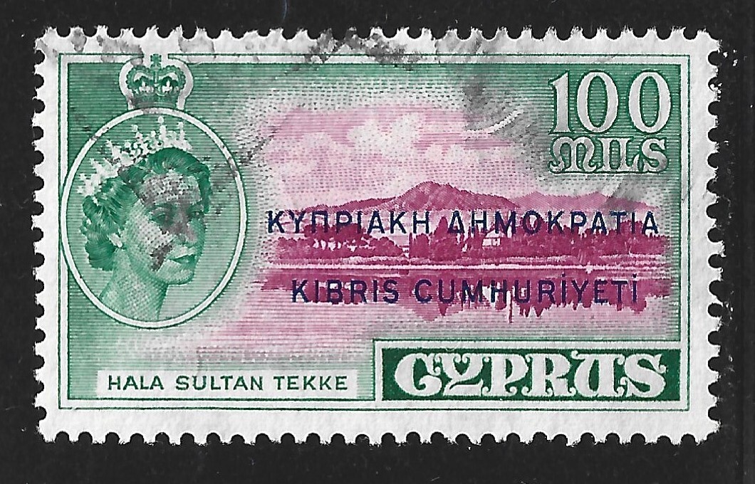 Cyprus, Scott #194, 100m Republic Issue, Used