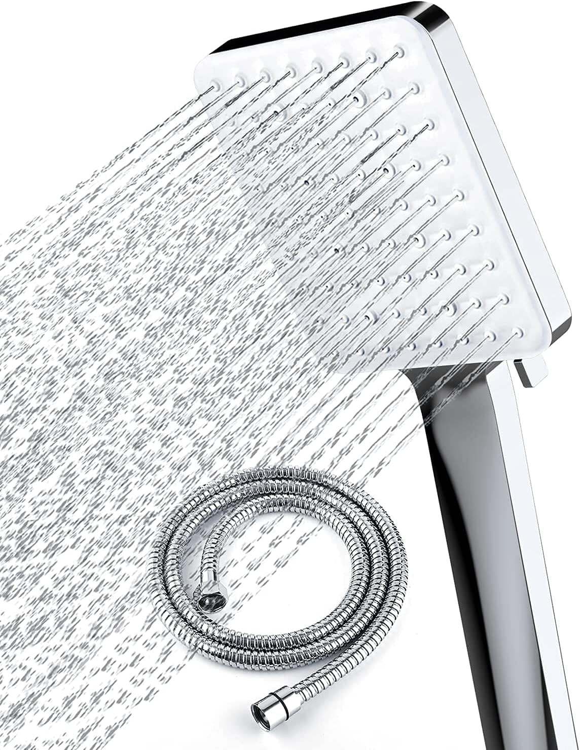 High Pressure Shower Head with Handheld, 6 Spray Modes/Settings Detachabl