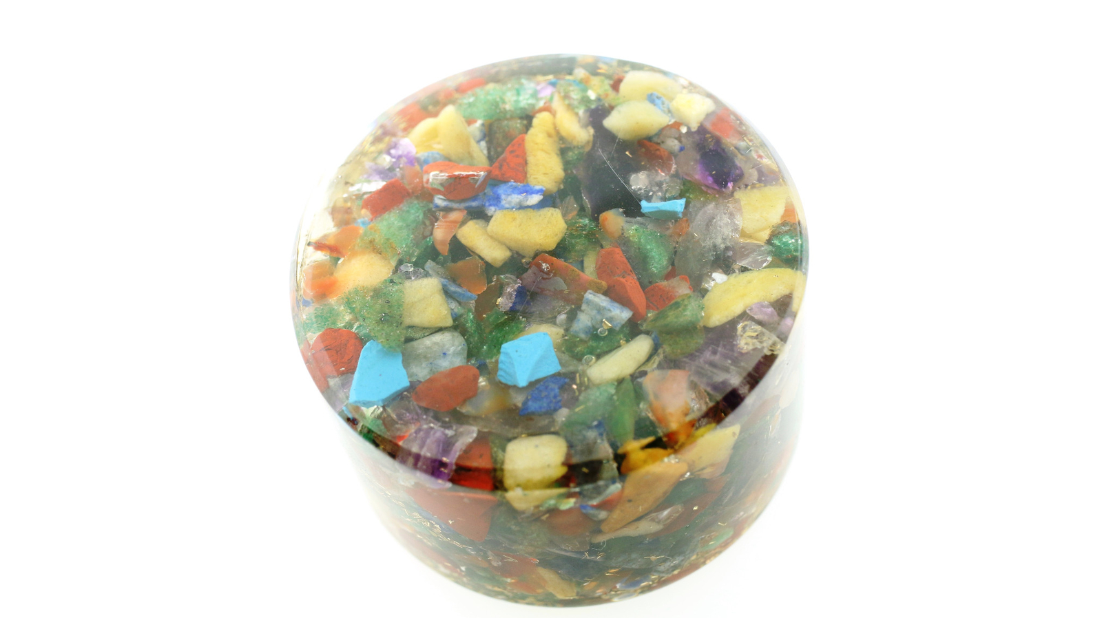 7 Chakra Orgone Tower Buster 1.75" EMF Protection Energy Generator